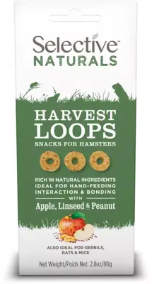 Natural loops harvest hamster 80g