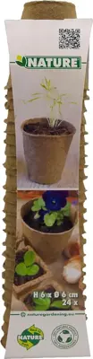 Nature Biopot d6h6cm 24st - afbeelding 2