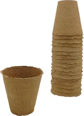 Nature Biopot h8.5d8cm 18st - afbeelding 1