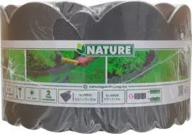 Nature borderrand 13cmx12m 3mm grijs - afbeelding 2