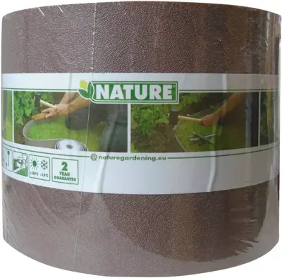 Nature Borderrand taupe h15 cm 10 meter - afbeelding 2