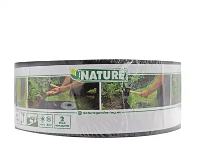 Nature Borderrand zwart h7.5 cm 10 meter - afbeelding 6