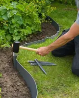Nature Borderrandepennen grijs 10 stuks 26,7cm - afbeelding 4