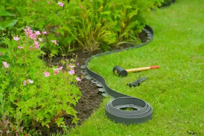 Nature Borderrandpennen h20 cm Zwart 10 stuks - afbeelding 3