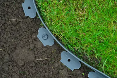 Nature Borderrandpennen h20 cm Zwart 10 stuks - afbeelding 7
