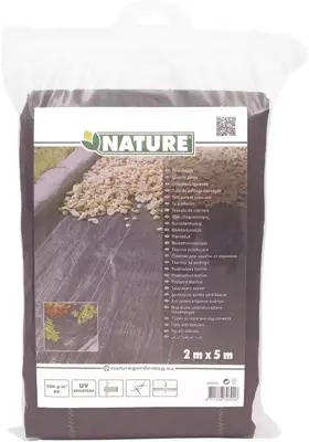 Nature Gronddoek 2x5 meter 100g/m zwart - afbeelding 2