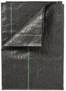 Nature Gronddoek Vierkante metertuin 134x134cm Zwart - afbeelding 1