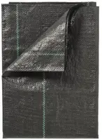 Nature Gronddoek Vierkante metertuin 134x134cm Zwart - afbeelding 1