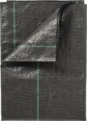 Nature Gronddoek Vierkante metertuin 134x134cm Zwart - afbeelding 1