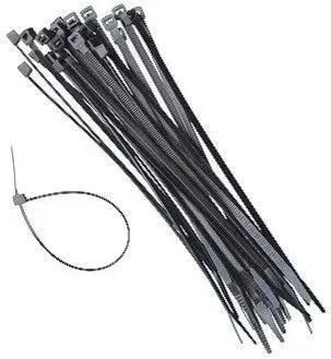 Nature Kabelbinder 15cm Antraciet 25st - afbeelding 1