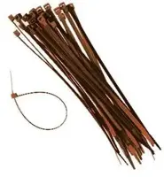 Nature Kabelbinder 15cm Chocobruin 25st - afbeelding 1