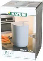 Nature keukencompostbak Bokashi 24x25.7x35cm grijs
