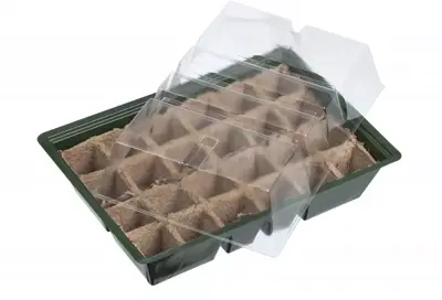 Nature Kweekbakset h14x33x23cm inclusief 2 trays - afbeelding 1