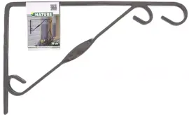 Nature Muurhaak grijs h18.5b30cm - afbeelding 4