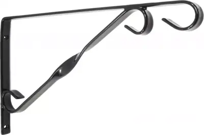 Nature Muurhaak grijs h18.5b30cm - afbeelding 1