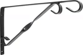 Nature Muurhaak grijs h18.5b30cm - afbeelding 1