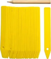 Nature Plantenetiketten kunstof+potlood 10cm - afbeelding 1