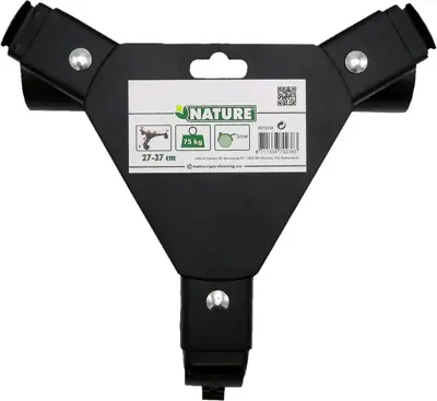 Nature planttrolley metaal verstelbaar 27-37cm zwart - afbeelding 2