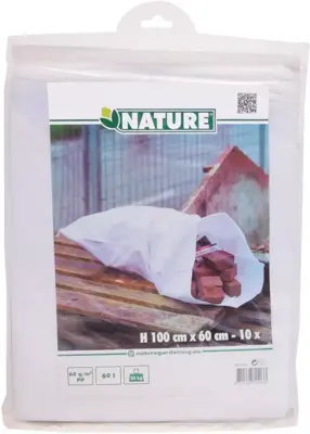 Nature Puinafvalzak 110 liter wit - afbeelding 2