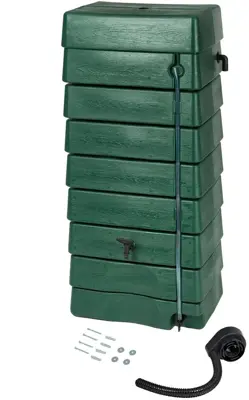 Nature Regentank 320 liter kunststof groen - afbeelding 1
