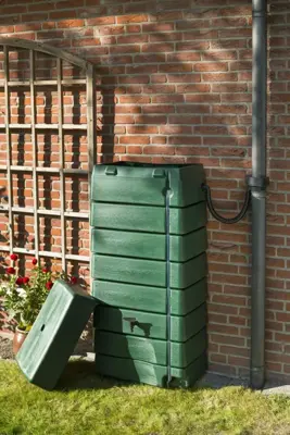 Nature Regentank 320 liter kunststof groen - afbeelding 3