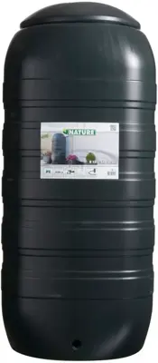 Nature Regenton slimline Zwart 250l - afbeelding 1