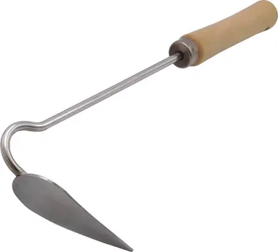 Nature schoffel met houten handvat h12.5cm - afbeelding 2