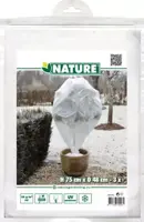 Nature Winterafdekhoes wit koord h75b48cm - afbeelding 4