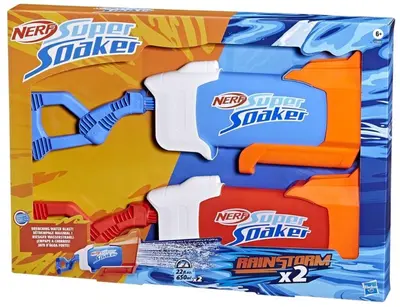 Nerf Super Soaker Rainstorm waterpistolen 55 cm set van 2 - afbeelding 2