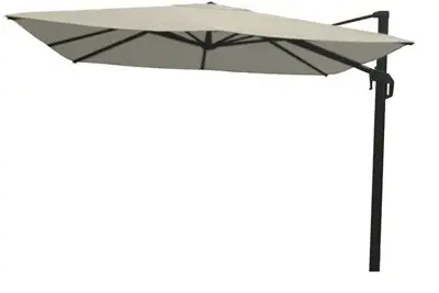 Nesling zweefparasol coolfit plus 300x300cm gebroken wit