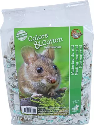 Nestmateriaal Eco Friendly colors & cotton, 160 gram assorti. - afbeelding 2