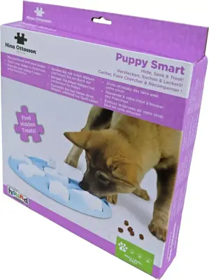 Nina Ottosson puppyspel puppy smart blauw - afbeelding 2