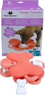 Nina Ottosson puppyspel puppy tornado roze - afbeelding 3