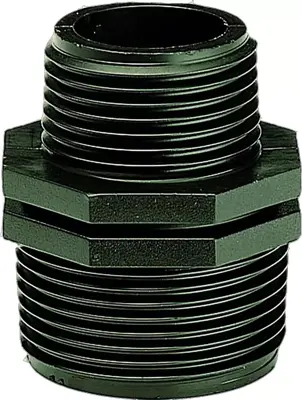 Nippel 2x buitenschr.dr. 1inch1/2