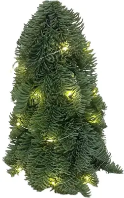 Nobilis kunstboom 30cm met verlichting - afbeelding 1