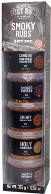 Not just BBQ Smoky rubs giftset 5x70g