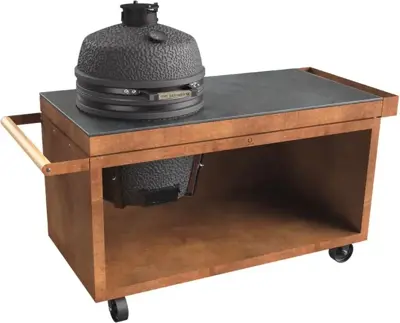 OFYR Kamado Table Corten 150 PRO+ Corten Ceramic Dark