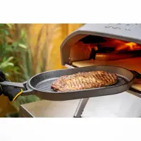 Ooni Grillpan 'grizzler' gietijzer 22cm met serveerplank - afbeelding 6