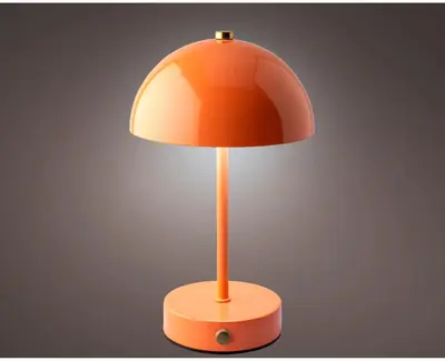 oplaadbare tafellamp d15h25 bruin - afbeelding 2