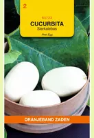 Oranjeband zaden Cucurbita, Sierkalebas Nest Egg - afbeelding 1