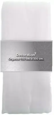 Organza l300b150cm wit