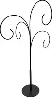 Ornament metaal standaard 30x30x45cm zwart kopen?