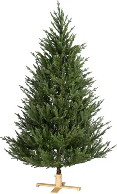 Our Nordic Christmas Arkansas Deluxe kunstkerstboom houten voet groen 213cm - afbeelding 1
