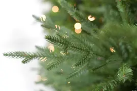 Our Nordic Christmas Arkansas grote kunstkerstboom houten voet groen 243cm - afbeelding 3