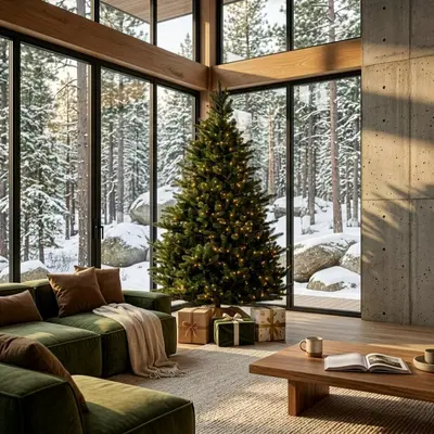Our Nordic Christmas Kentucky Deluxe grote kunstkerstboom groen 243cm, 1050 lampjes - afbeelding 6