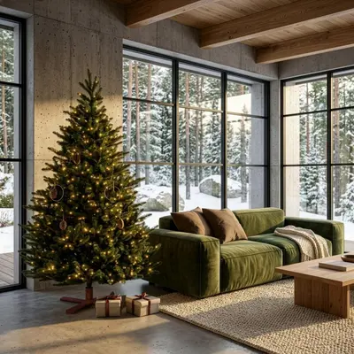 Our Nordic Christmas Kentucky Deluxe kunstkerstboom groen 198cm, 500 lampjes - afbeelding 4
