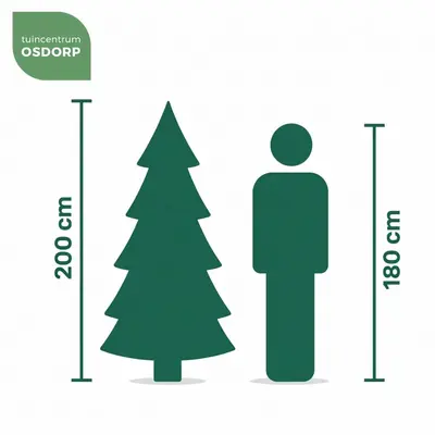 Our Nordic Christmas Kentucky Deluxe kunstkerstboom groen 198cm, 500 lampjes - afbeelding 6