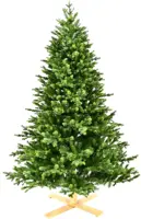 Our Nordic Christmas Lund kunstkerstboom houten voet groen 198cm - afbeelding 1