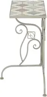 Outdoor Living by Decoris balkontafel marrakech 29x58cm lichtgrijs - afbeelding 2
