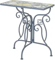 Outdoor Living by Decoris balkontafel sorrento 29x58cm blauw